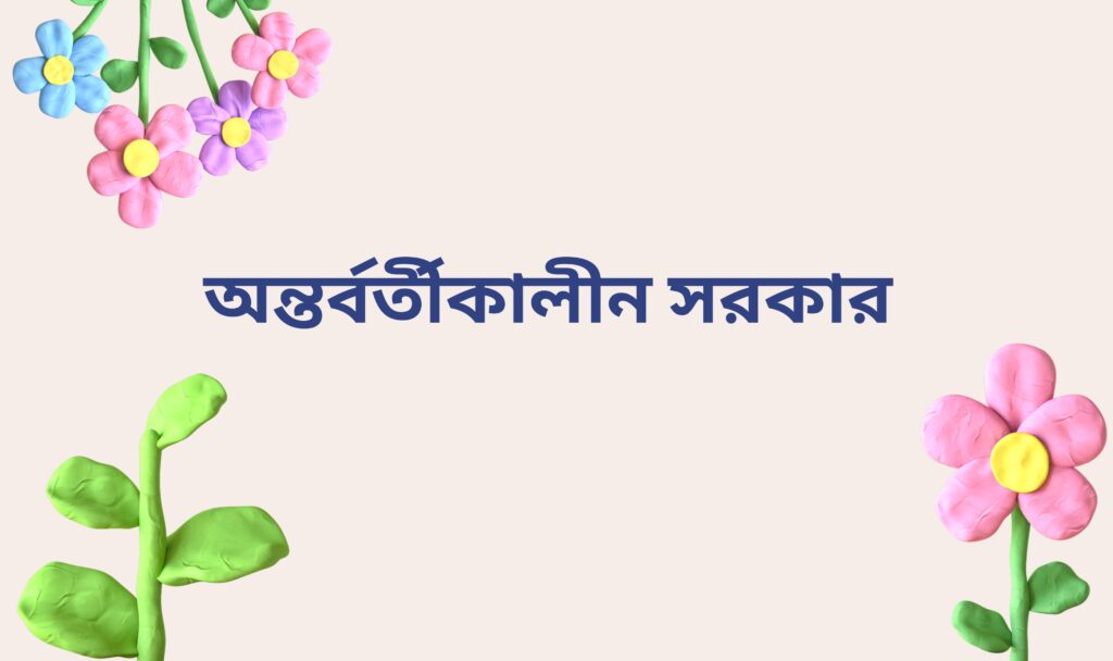 অন্তর্বর্তীকালীন সরকার